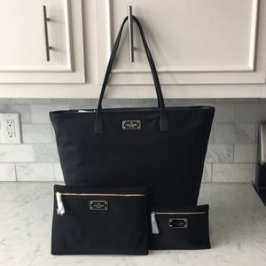 Kate Spade Margareta Tote + 2 matching pouches